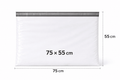 Postituspussit 8 kokoa Postituspussit 2 koon Kierrätetty LDPE postituspussi  edullinen postituspussi Kierrätetyt postituspussit XXXL 75×55 cm – 50 kpl – ekologinen postituspussi
