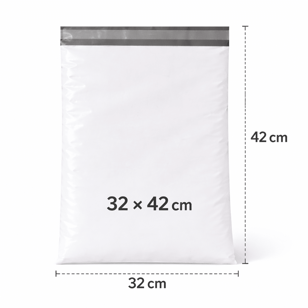 Postituspussi 2 kokoa Lähetyspussit 16,5 × 22 cm & 32 × 42 cm (25 kpl + 25 kpl) – Valkoiset itseliimautuvat postituspussit image 9