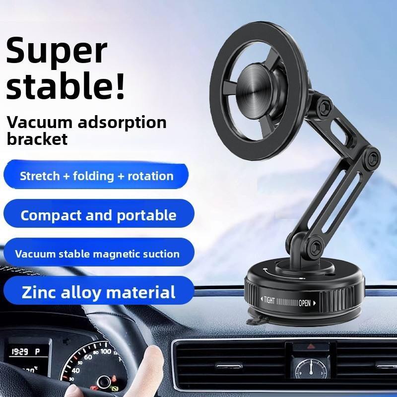 magneettinen puhelinteline autoon ZF182 – tyhjiöimukuppi toiminnassa