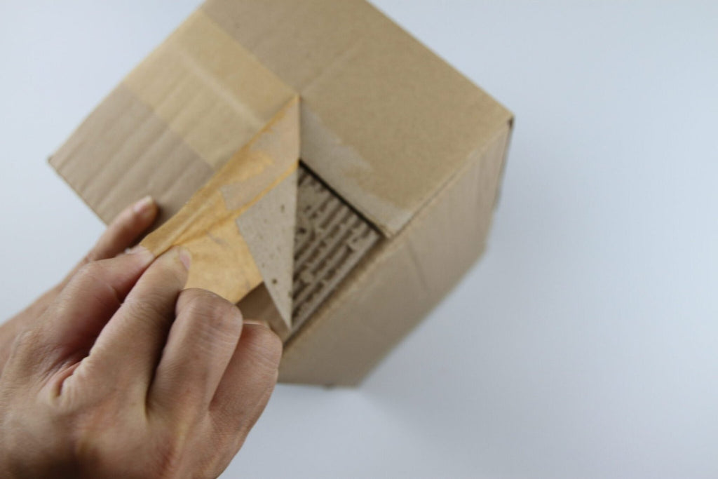 Ruskea paperiteippi  kraft-teippi verkkokaupan pakkauksiin - kestava paperiteippi