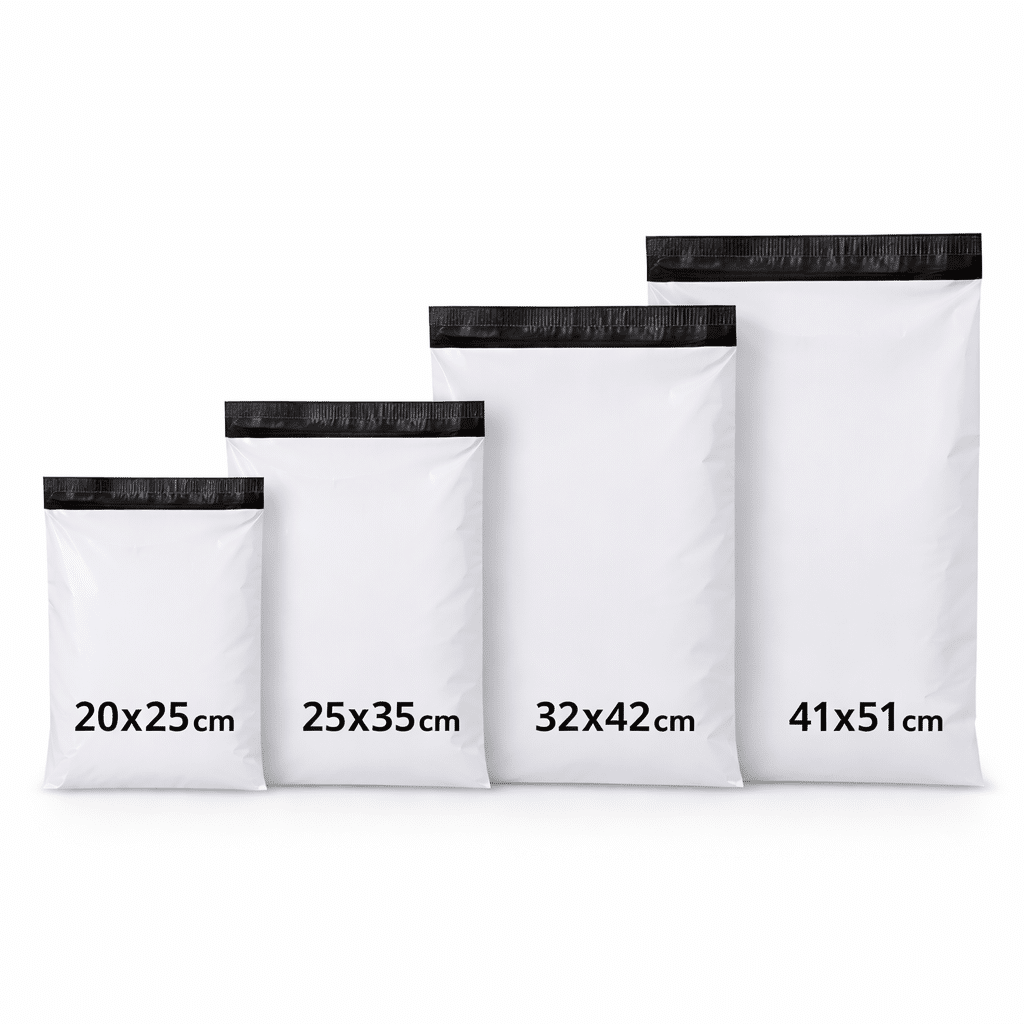 Postituspussi 4 kokoa XS M L XL - ekologinen lähetyspussi paketti